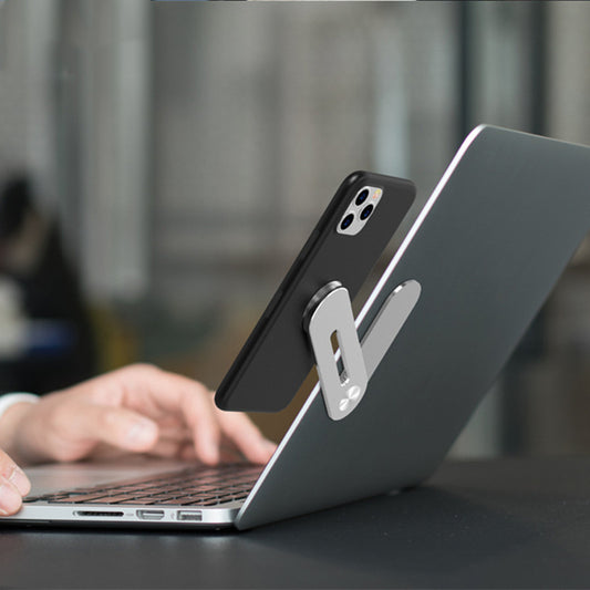 Laptop Phone Holder — Adjustable Aluminum Side Mount Stand