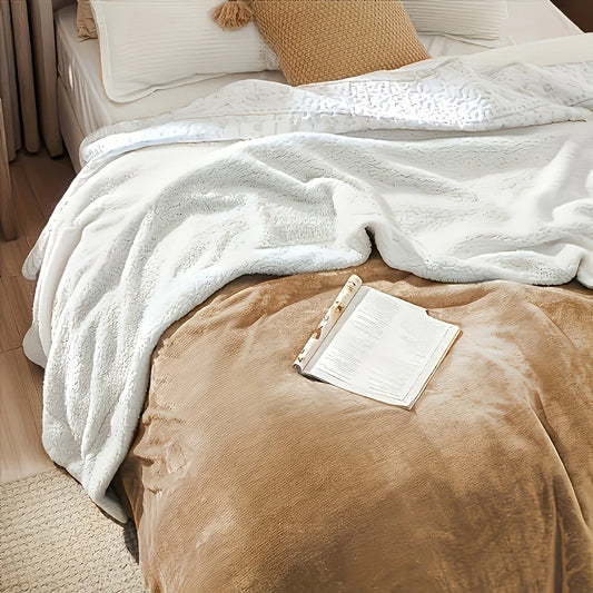 CloudSnuggle Plush Throw Blanket — Ultra-Soft Cozy Fleece for Couch & Bed