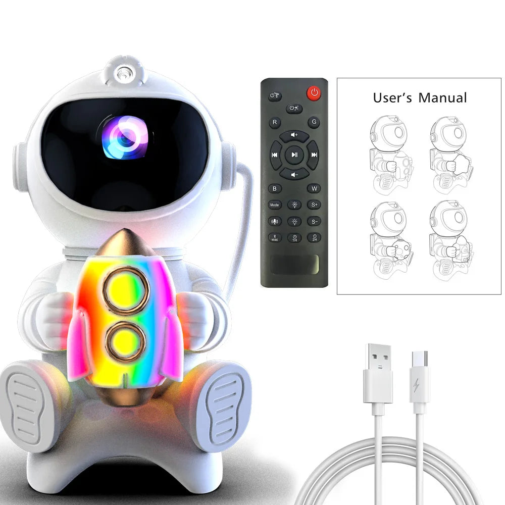 StarDome Galaxy Projector Night Light — Aurora & Nebula Ceiling Lamp with Remote