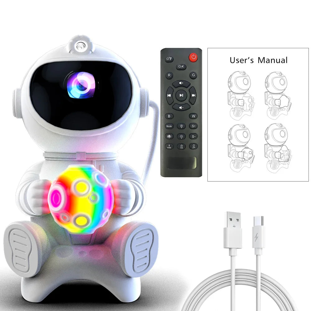 StarDome Galaxy Projector Night Light — Aurora & Nebula Ceiling Lamp with Remote