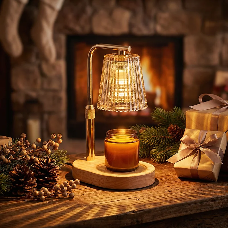 CozyGlow Candle Warmer Lamp — Flameless Scented Candle Melter with Timer & Dimmer