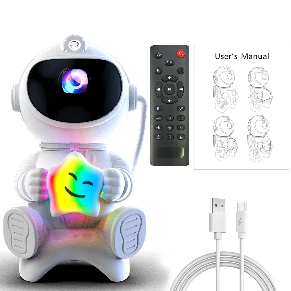 StarDome Galaxy Projector Night Light — Aurora & Nebula Ceiling Lamp with Remote